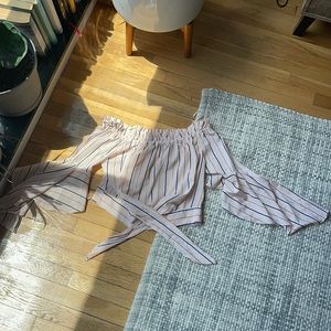 Off the shoulder flowy top